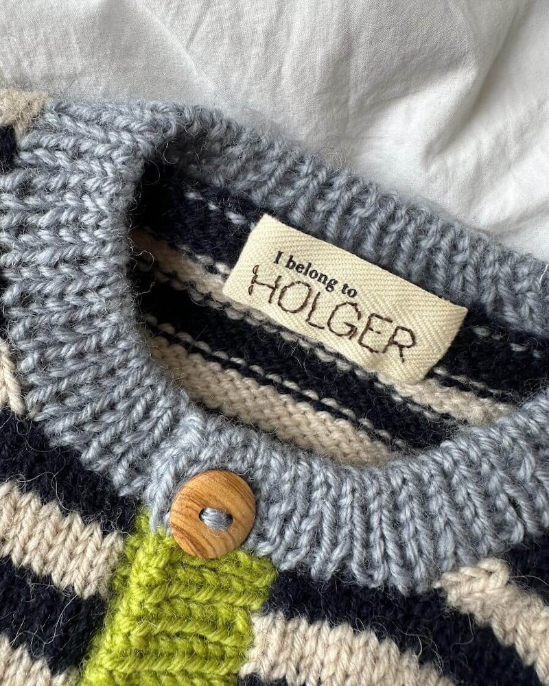 Holger Cardigan Kids mit Double Sunday von Sandnes Garn 5