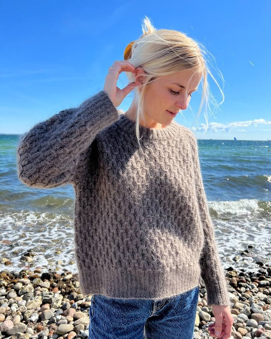 PetiteKnit, Jenny Pullover, Farbe: braun meliert 1