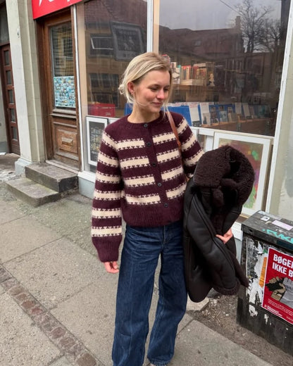 PetiteKnit Key Cardigan mit Peer Gynt und Alpakka Folgetrad von Sandnes Garn 5