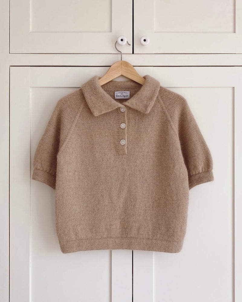 PetiteKnit Maude Tee mit Sunday by PetiteKnit und Tynn Silk Mohair von Sandnes Garn 3