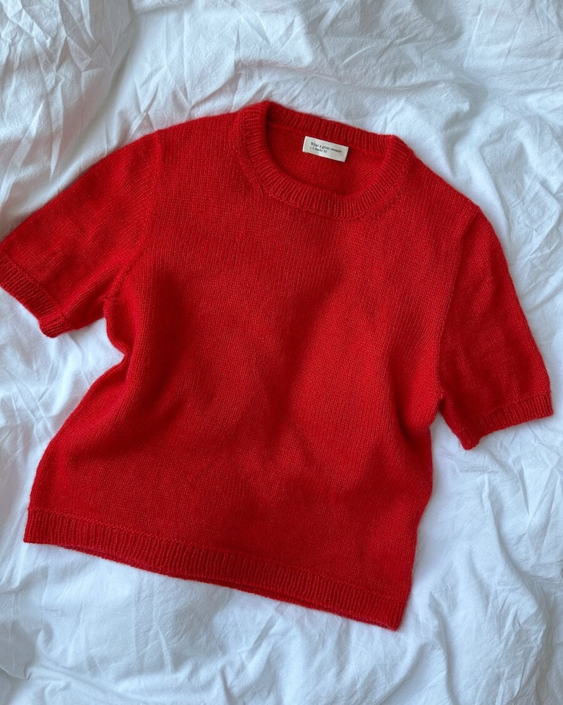 Poppy Tee von PetiteKnit mit Sunday und Tynn Silk Mohair von Sandnes Garn 5