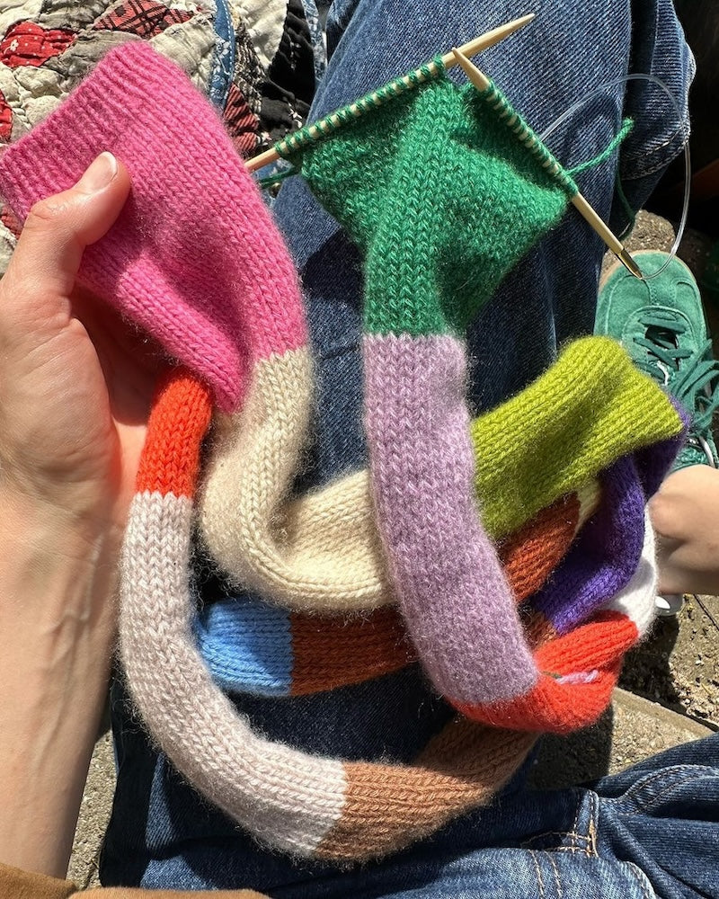 Sister Scarf von Petiteknit mit Gratisanleitung Kaschmir Edition mit Cashmere 6/28 von Pascuali 3