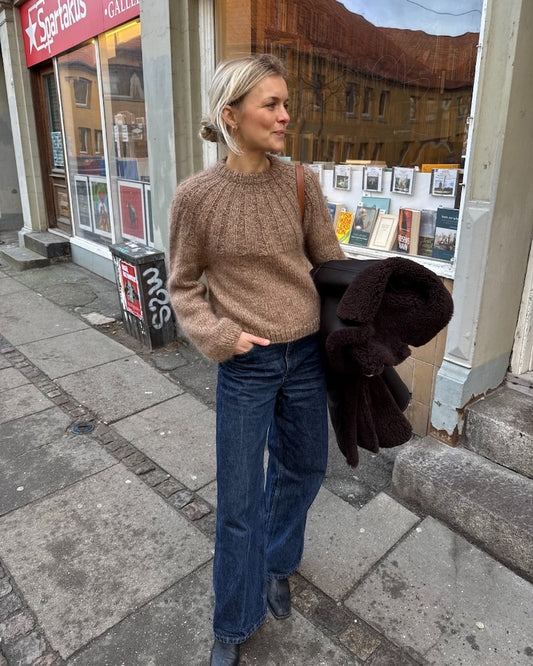 Sunday Sweater | kuschelweicher Pullover mit Kos und Tynn Silk Mohair von Sandnes Garn