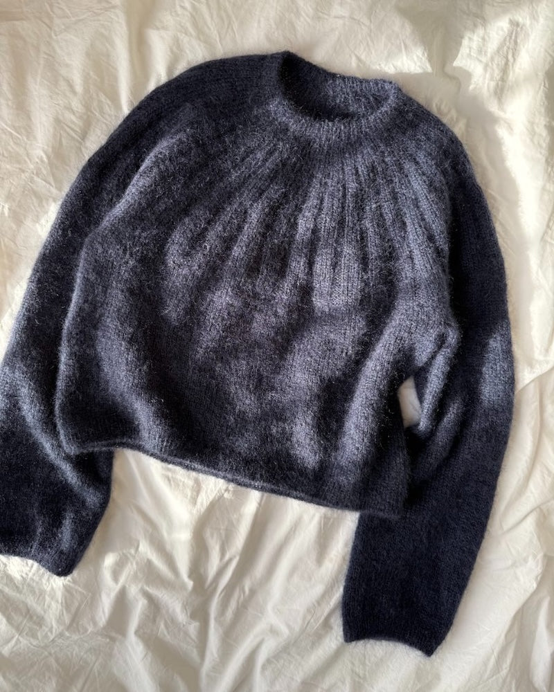 Petiteknit Sunday Sweater Mohair Edition mit Tynn Silk Mohair von Sandnes Garn 3