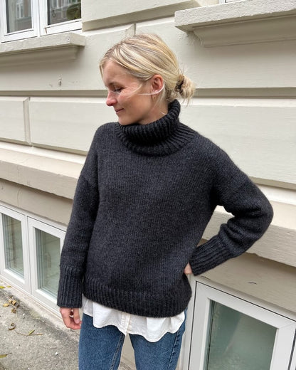 PetiteKnit Wednesday Sweater einfädig mit Santiago von Mayflower Denmark 1