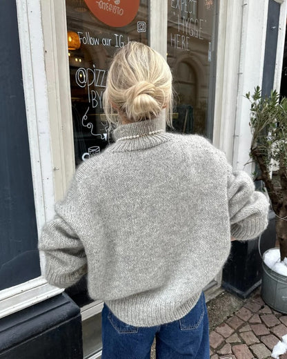 PetiteKnit Weekend Sweater mit Poppy und Tynn Silk Mohair von Sandnes Garn 7