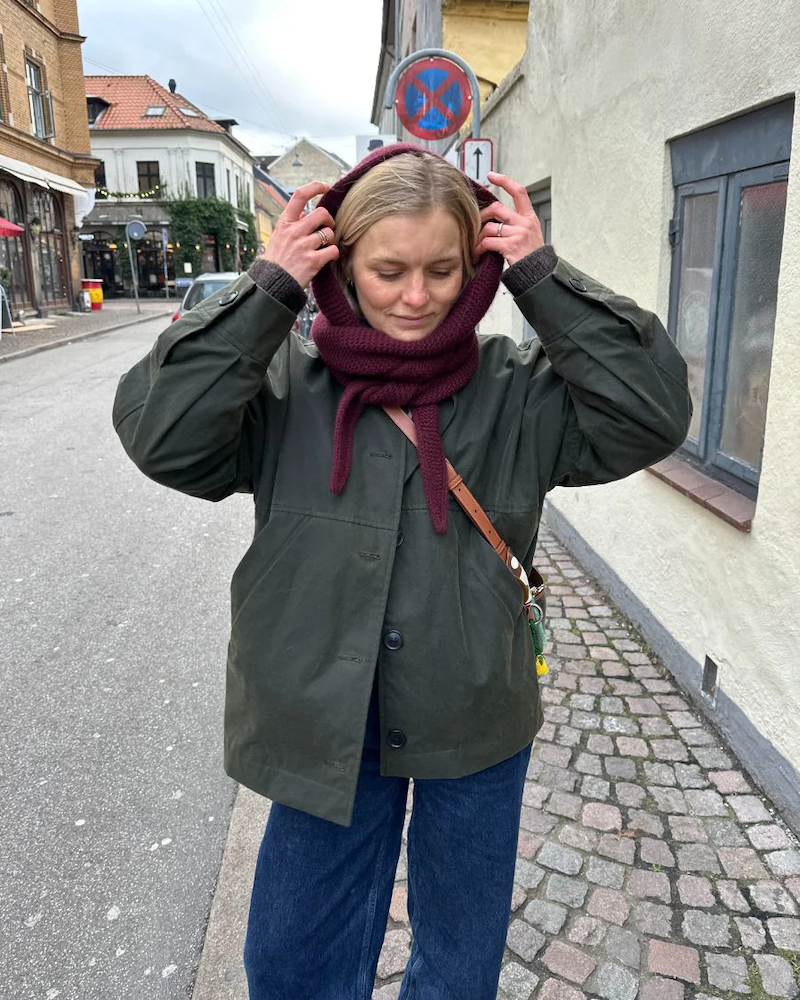 PetiteKnit Sophie Hood mit Alpakka Ull von Sandnes Garn 6