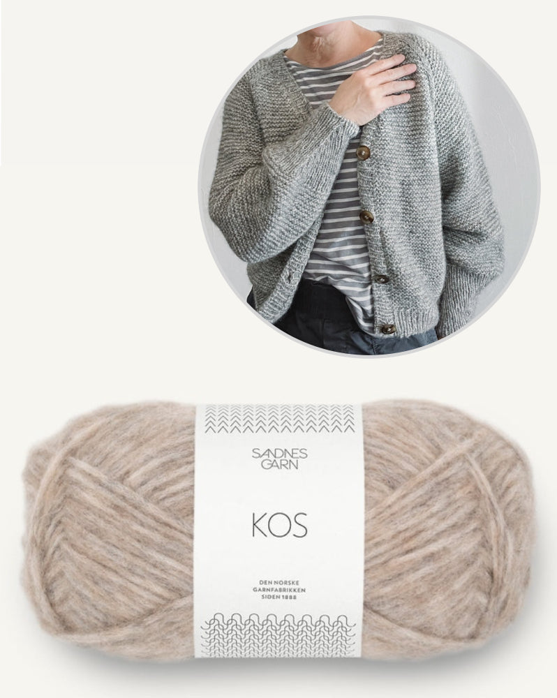 rosa p. Piilo Cardigan mit Kos von Sandnes Garn 9