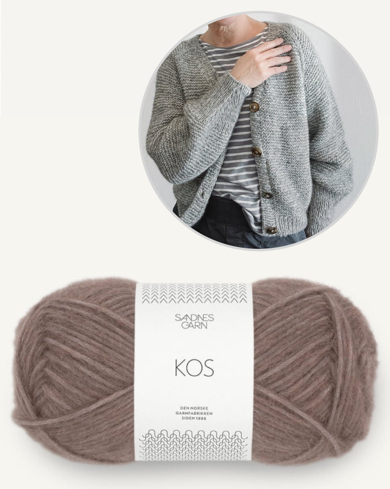 rosa p. Piilo Cardigan mit Kos von Sandnes Garn 13