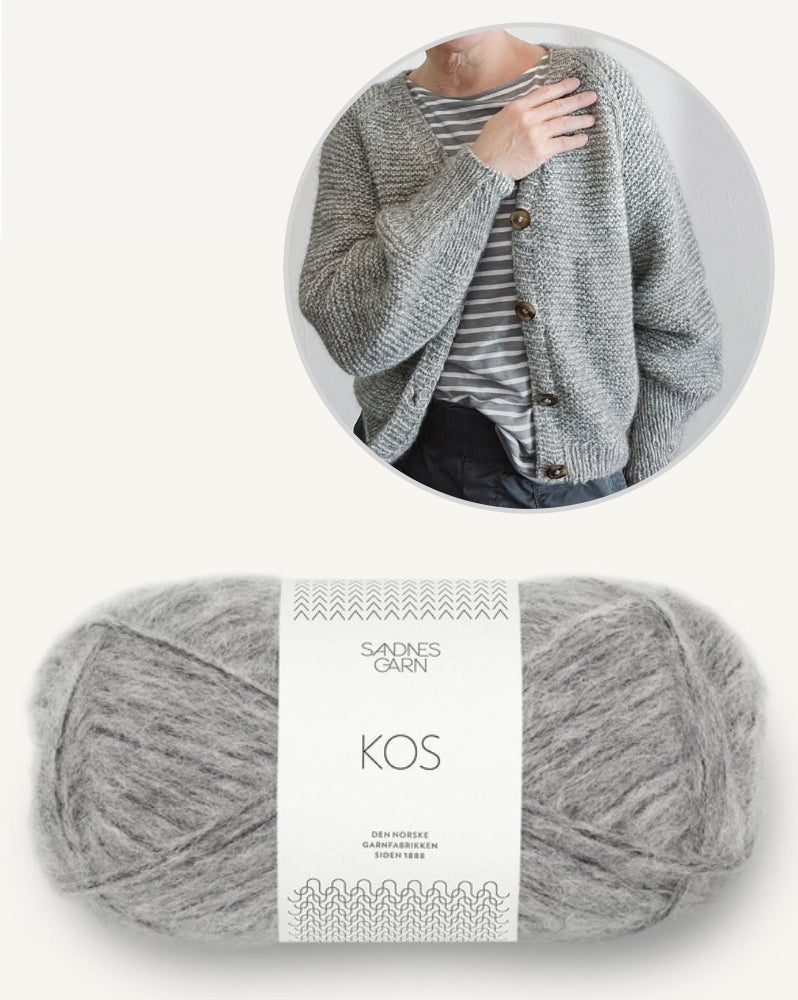 rosa p. Piilo Cardigan mit Kos von Sandnes Garn 7