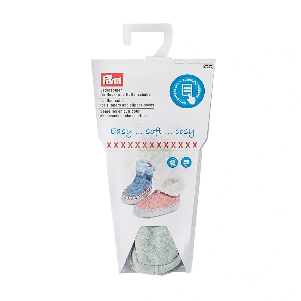 Prym, Ledersohlen für Hüttenschuhe, Verpackung