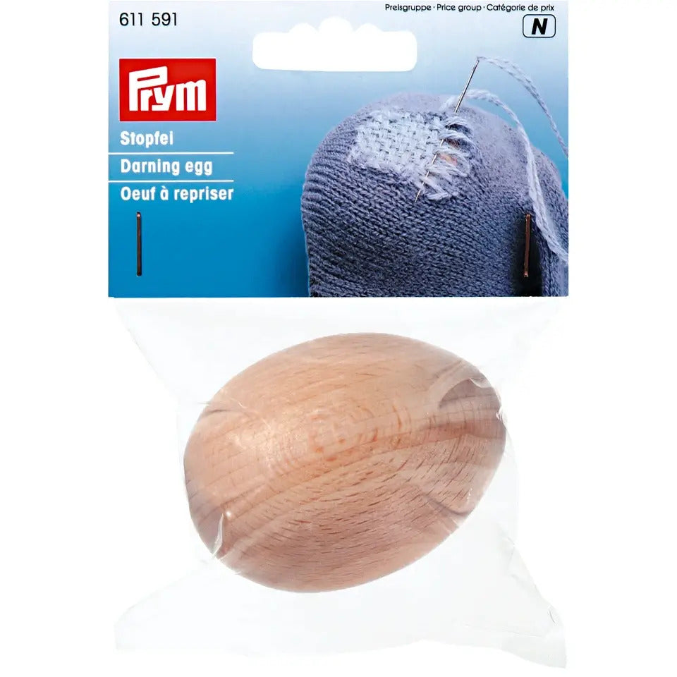 Prym Stopfei aus Holz natur mit Verpackung