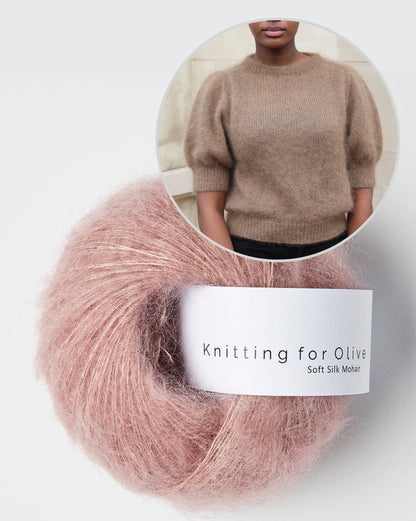 Knitting for Olive Puff Tee mit Soft Silk Mohair 15