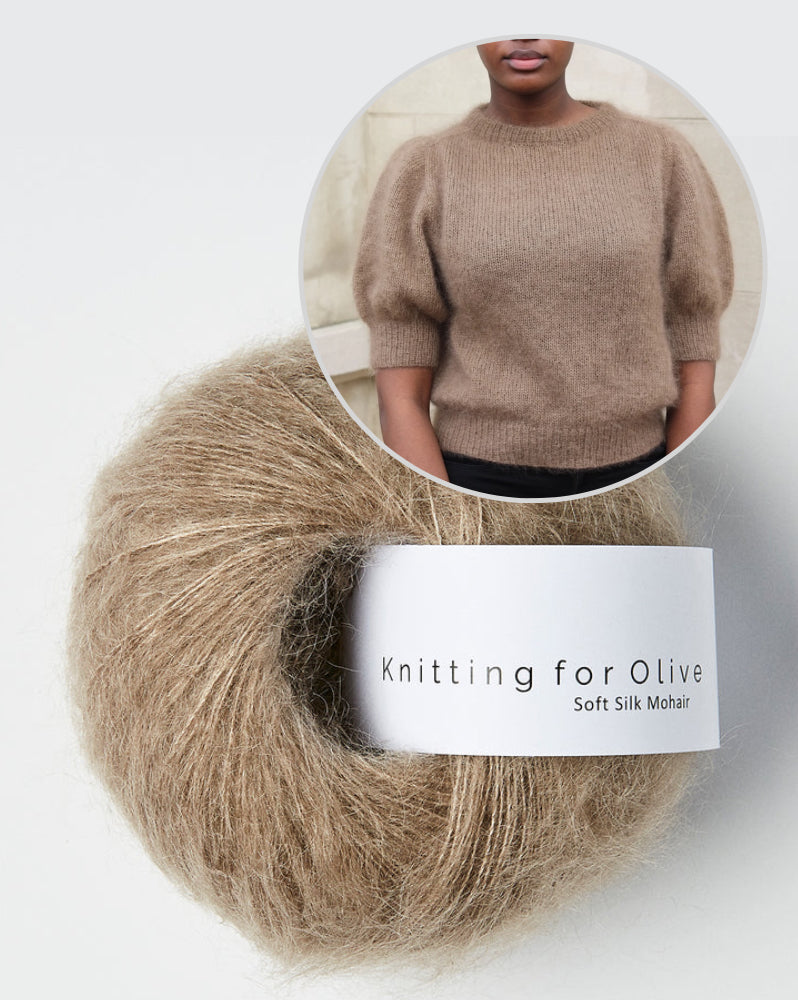 Knitting for Olive Puff Tee mit Soft Silk Mohair 13