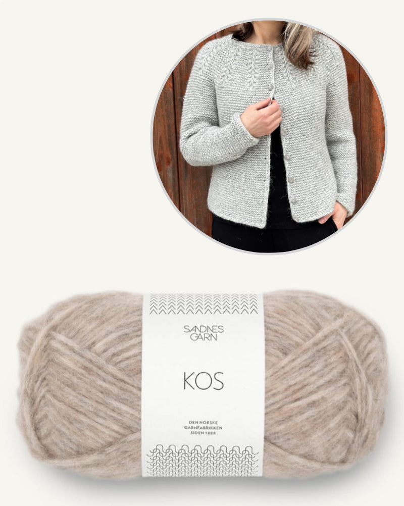 Raunioiset Cardigan von SuvisKnits mit Kos von Sandnes Garn 11