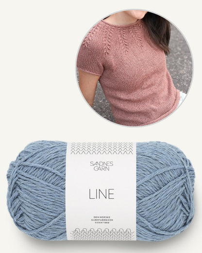 Raunioiset Shirt von SuvisKnits mit Line von Sandnes Garn 15