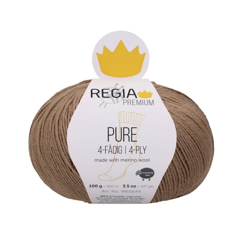 Regia Premium Pure Merinowool 4-fädig Farbe 00006