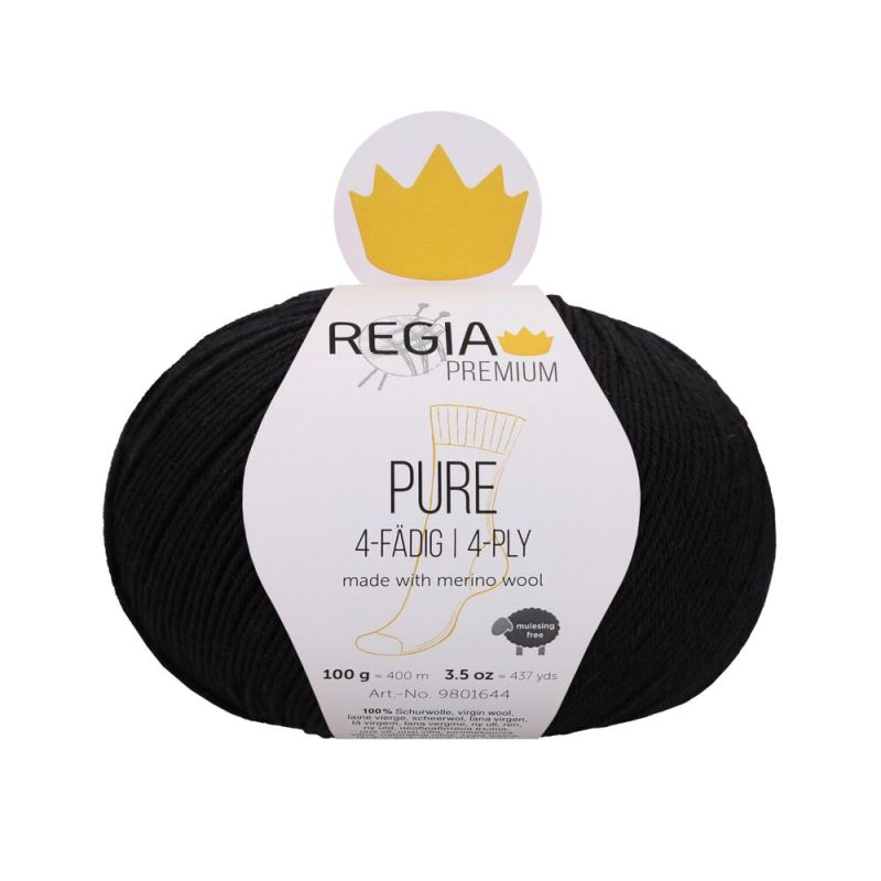 Regia Premium Pure Merinowool 4-fädig Farbe 00091