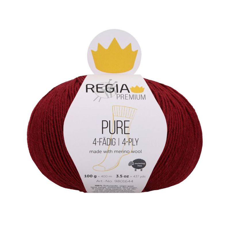 Regia Premium Pure Merinowool 4-fädig Farbe 00033