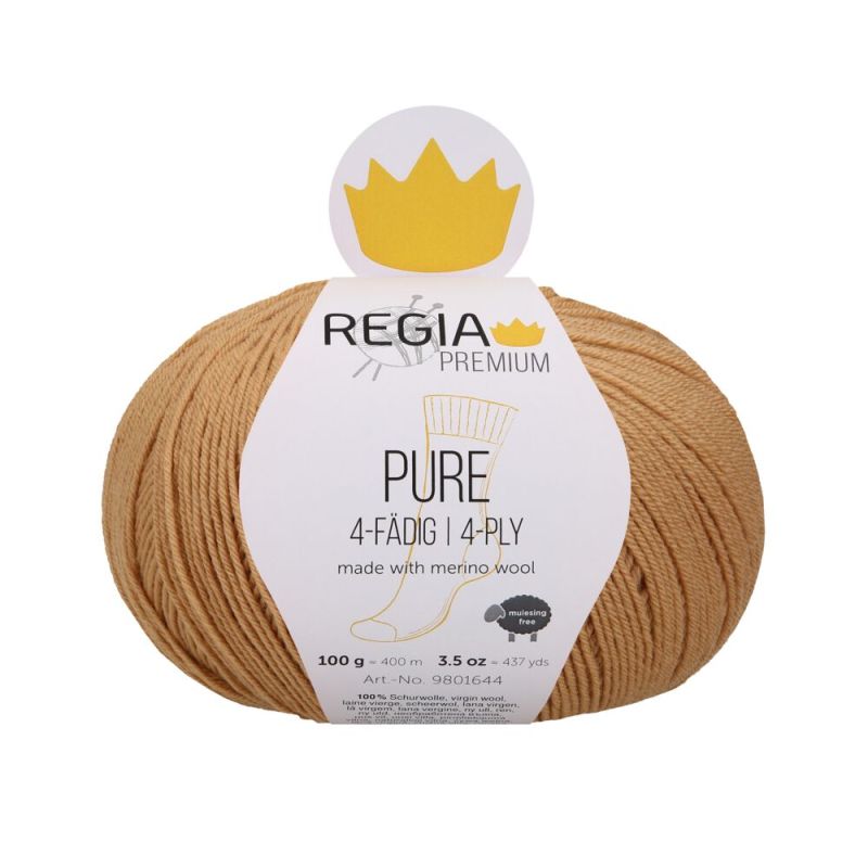 Regia Premium Pure Merinowool 4-fädig Farbe 00005