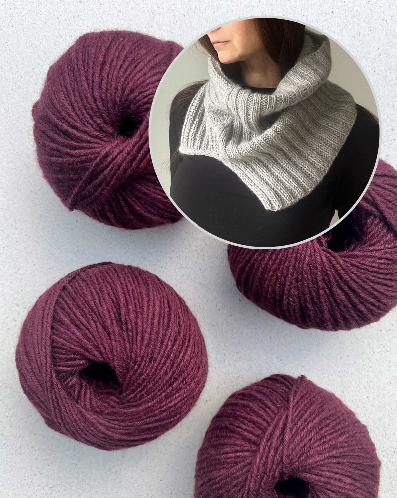 Rib Welt Cowl von Sweaterfreak mit Cashmere Charis von Pascuali 6