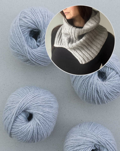 Rib Welt Cowl von Sweaterfreak mit Cashmere Charis von Pascuali 8