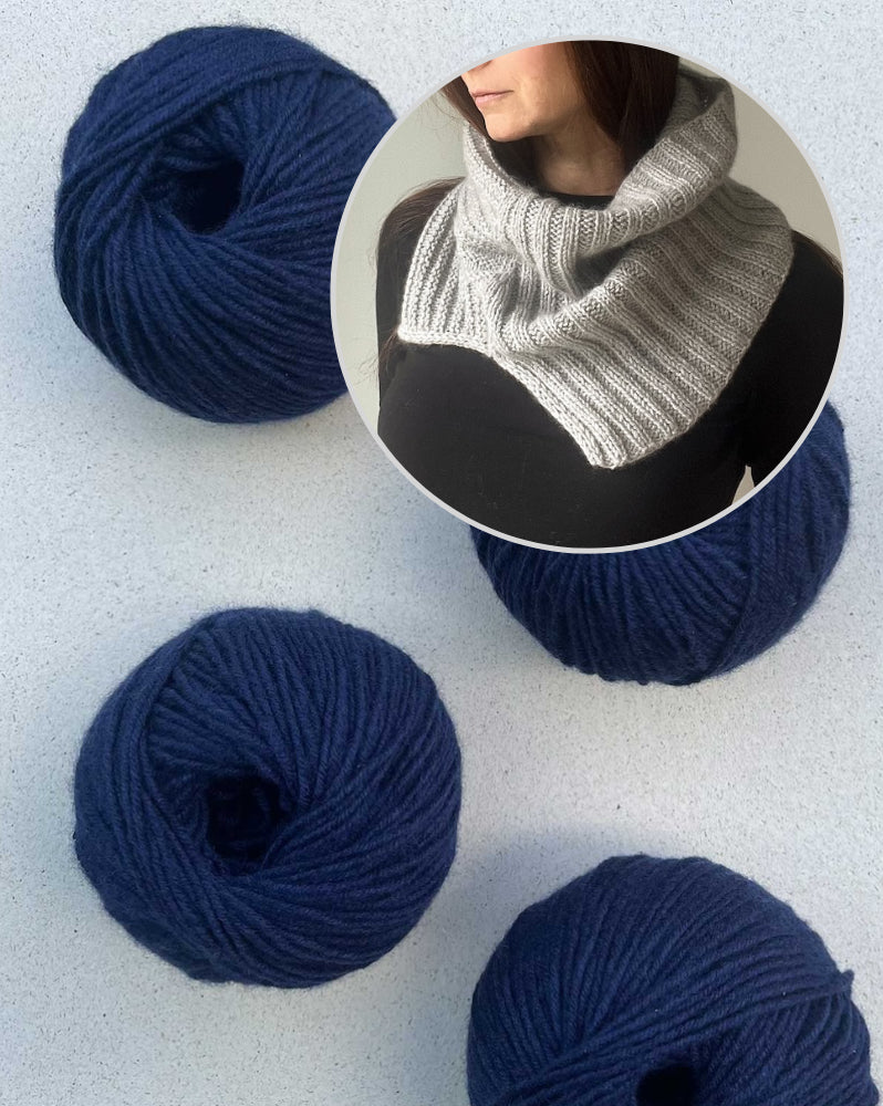 Rib Welt Cowl von Sweaterfreak mit Cashmere Charis von Pascuali 14