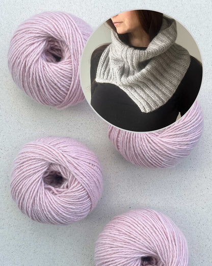 Rib Welt Cowl von Sweaterfreak mit Cashmere Charis von Pascuali 10