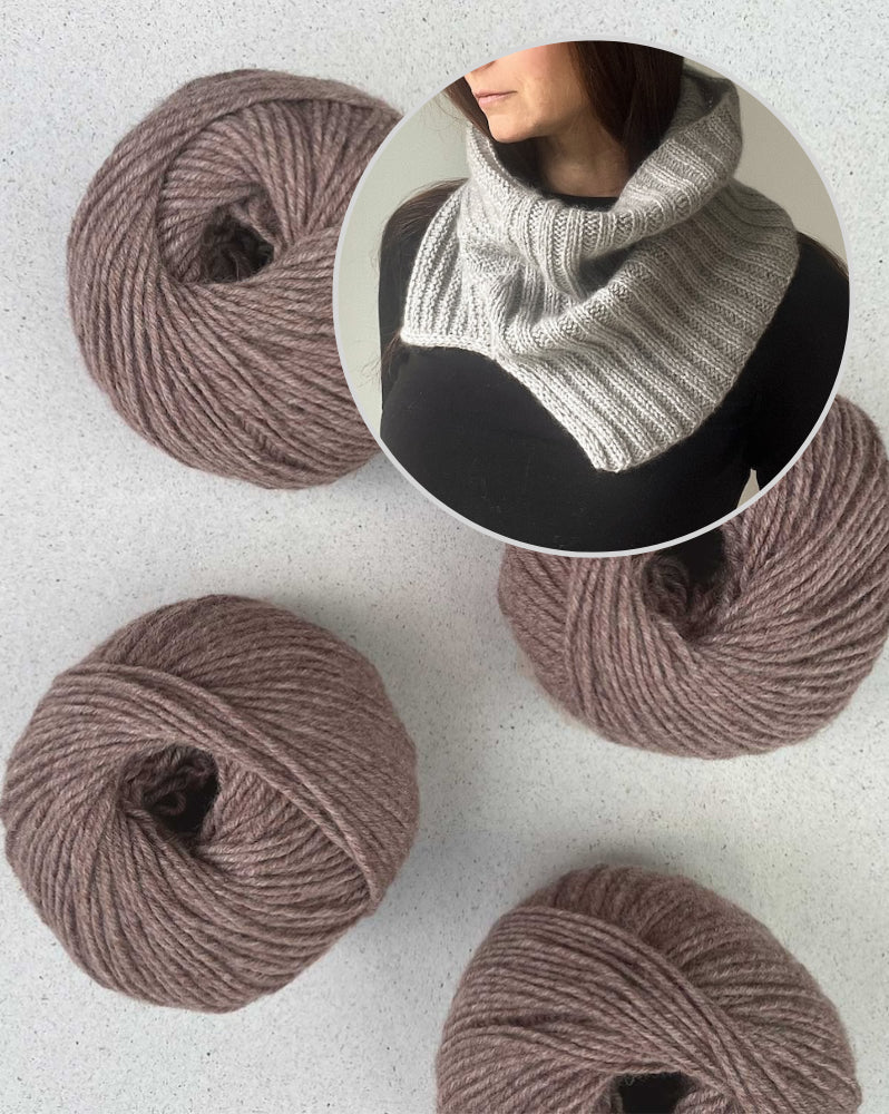 Rib Welt Cowl von Sweaterfreak mit Cashmere Charis von Pascuali 12