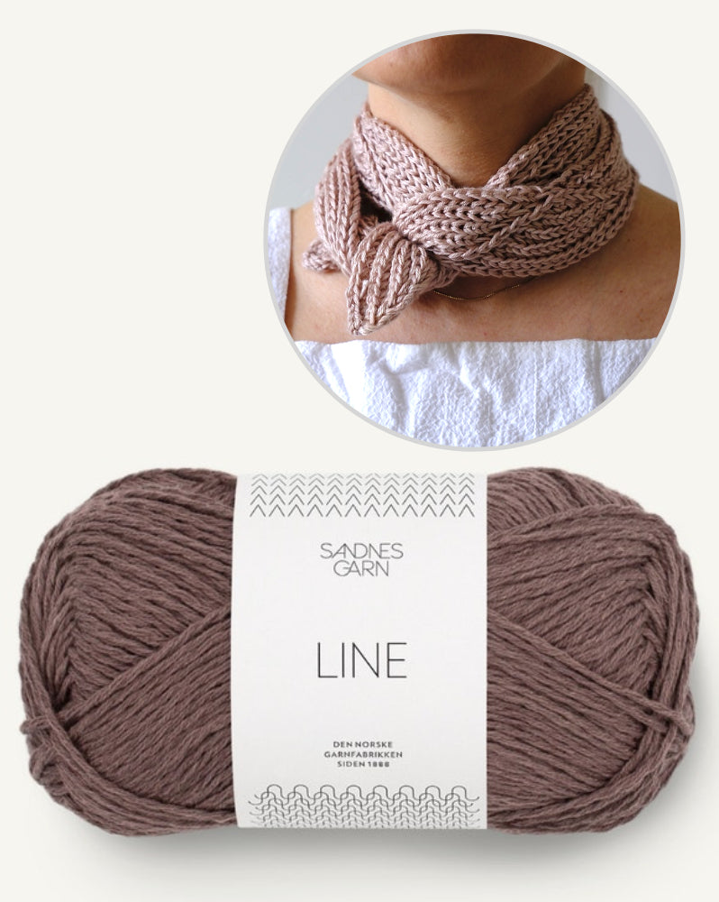 Rosetaa Scarf von AuguteKnit mit Line von Sandnes Garn 7