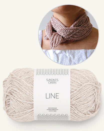 Rosetaa Scarf von AuguteKnit mit Line von Sandnes Garn 9