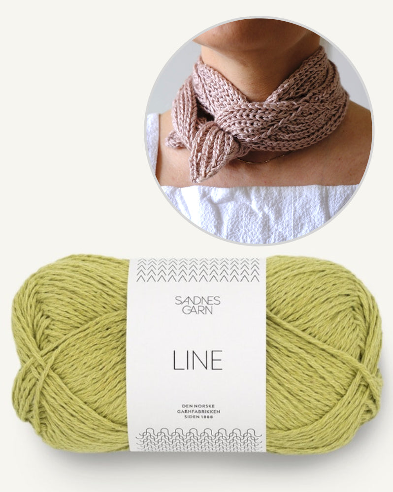 Rosetaa Scarf von AuguteKnit mit Line von Sandnes Garn 13