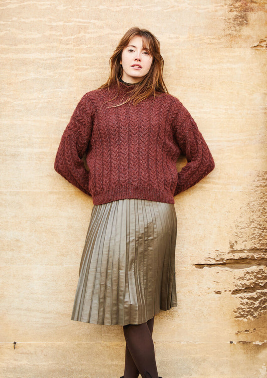 Balkan Pullover Rowan Magazin 74 aus Felted Tweed 1