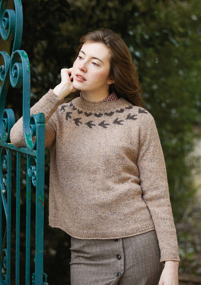 Rowan Magazin 74, Boulder Pullover aus Felted Tweed 1