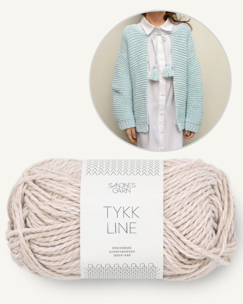 Ruby Cardigan Junior Kollektion 2503 mit Tykk Line von Sandnes Garn 6