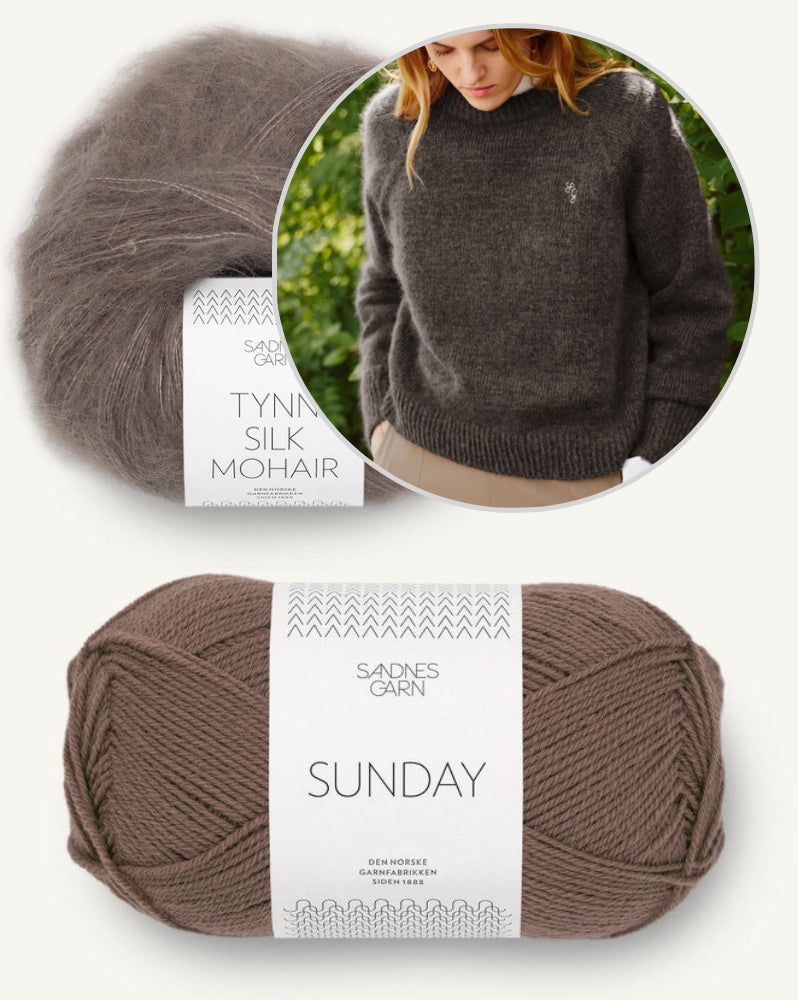 Sammy Sweater aus der Kollektion 2408 von sandnes Mit Sunday und Tynn Silk Mohair 7