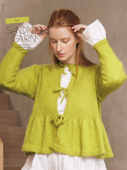 Sandnes Magazin 2302 Vienna Bluse aus Tynn Silk Mohair von Sandnes Garn 3