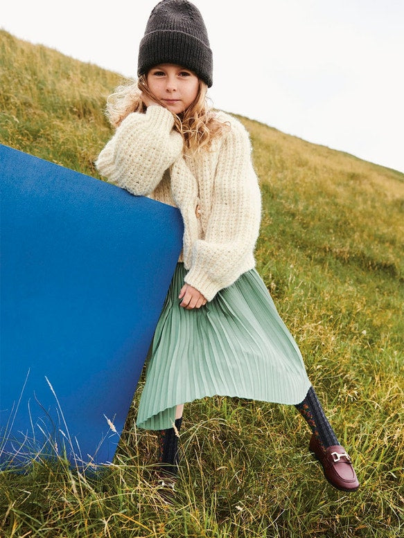 Sandnes, Magazin 2309, Kinder, Chunky Jacke, Farbe natur 2