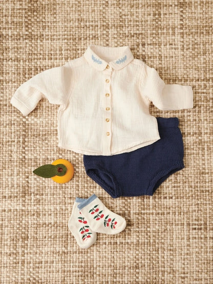 Collin Set Sommer Baby Sandnes Kollektion 2407 mit Mandarin Petit von Sandnes Garn 4