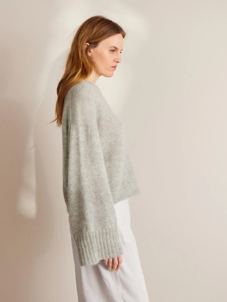 Sandnes Kollektion 2409 Molly Sweater mit Alpakka Folgetrad und Tynn Silk Mohair 5