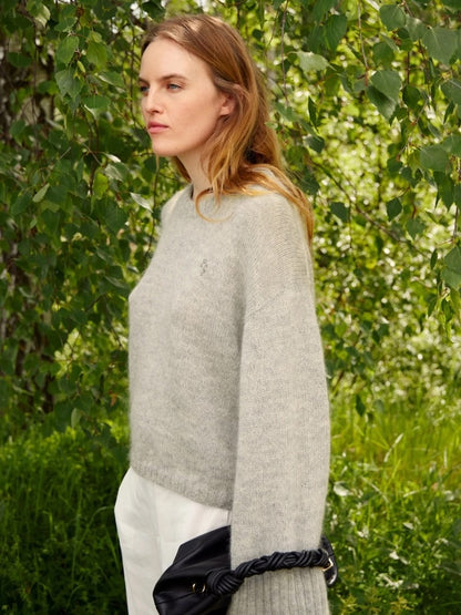 Sandnes Kollektion 2409 Molly Sweater mit Alpakka Folgetrad und Tynn Silk Mohair 6