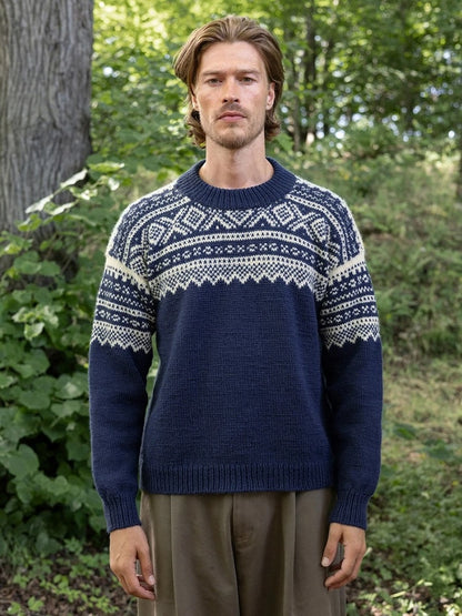 Sandnes 2410 Norske Ikoner Marius Männerpullover mit Peer Gynt von Sandnes 8