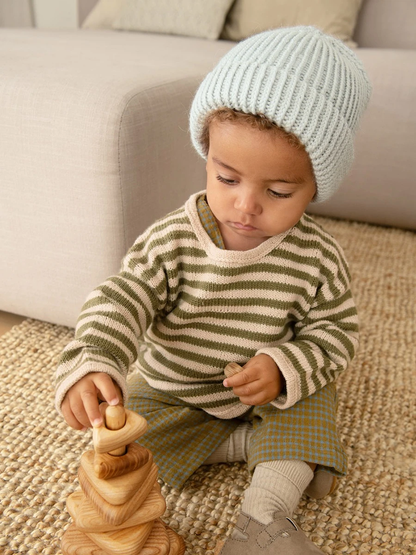 Pascal Sweater Baby | Knitting kit with printed instructions 2413 Mykt Start Baby 