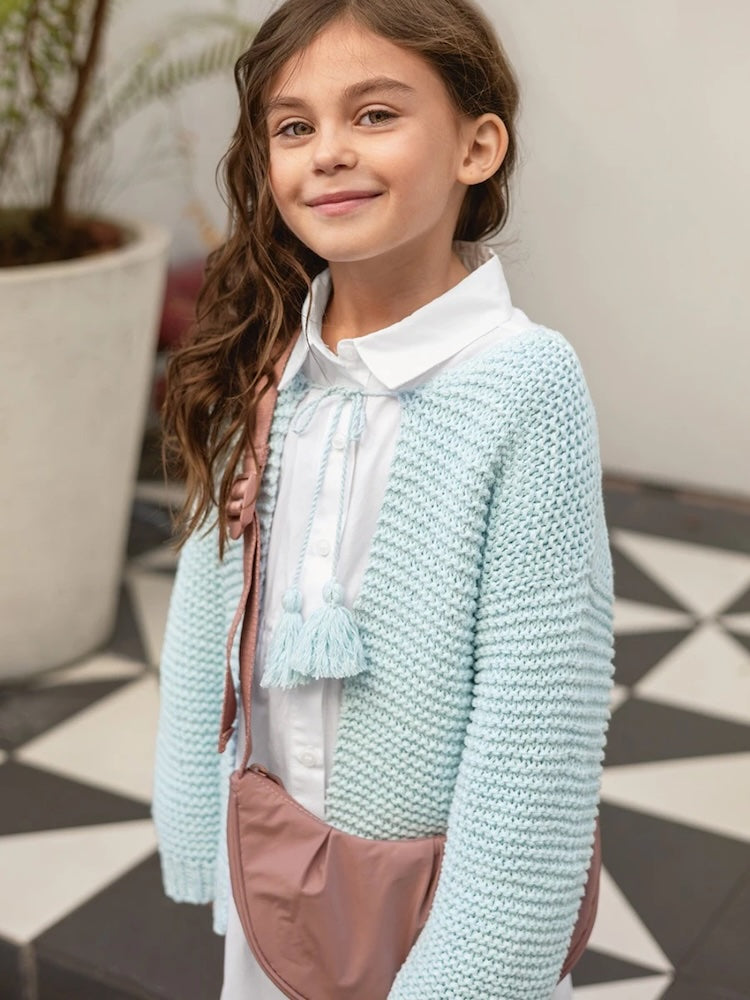 Ruby Cardigan Junior Kollektion 2503 mit Tykk Line von Sandnes Garn 1