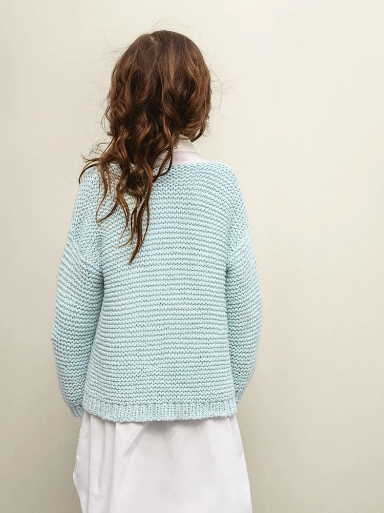 Ruby Cardigan Junior Kollektion 2503 mit Tykk Line von Sandnes Garn 4