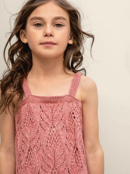 Summer Dress Junior aus der Sandnes Kollektion 2503 mit Mandarin Petit und Tynn Line von Sandnes Garn 3