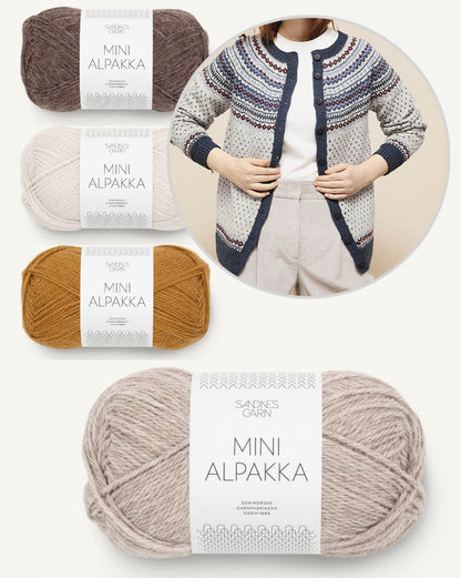 Anna Cardigan von Sandnes Garn mit Mini Alpakka 7