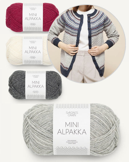 Anna Cardigan von Sandnes Garn mit Mini Alpakka 6