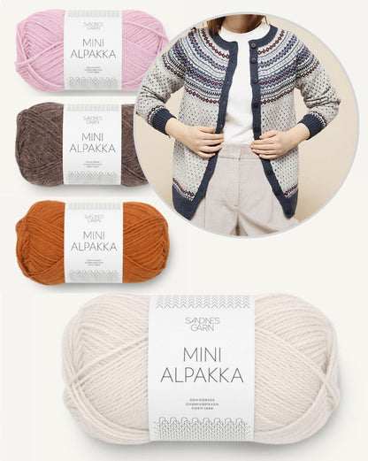 Anna Cardigan von Sandnes Garn mit Mini Alpakka 5