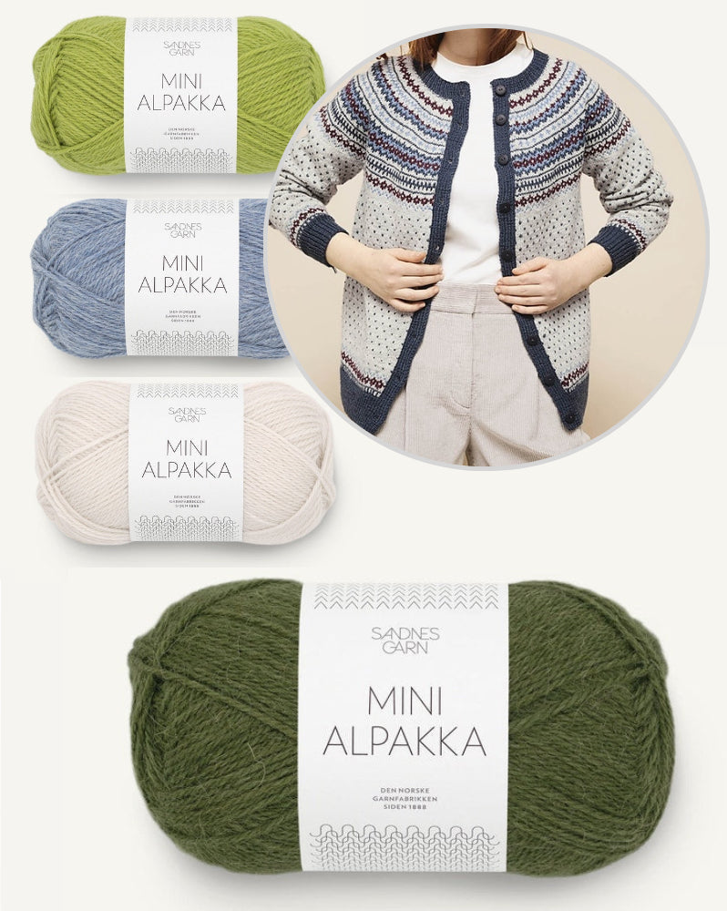 Anna Cardigan von Sandnes Garn mit Mini Alpakka 8